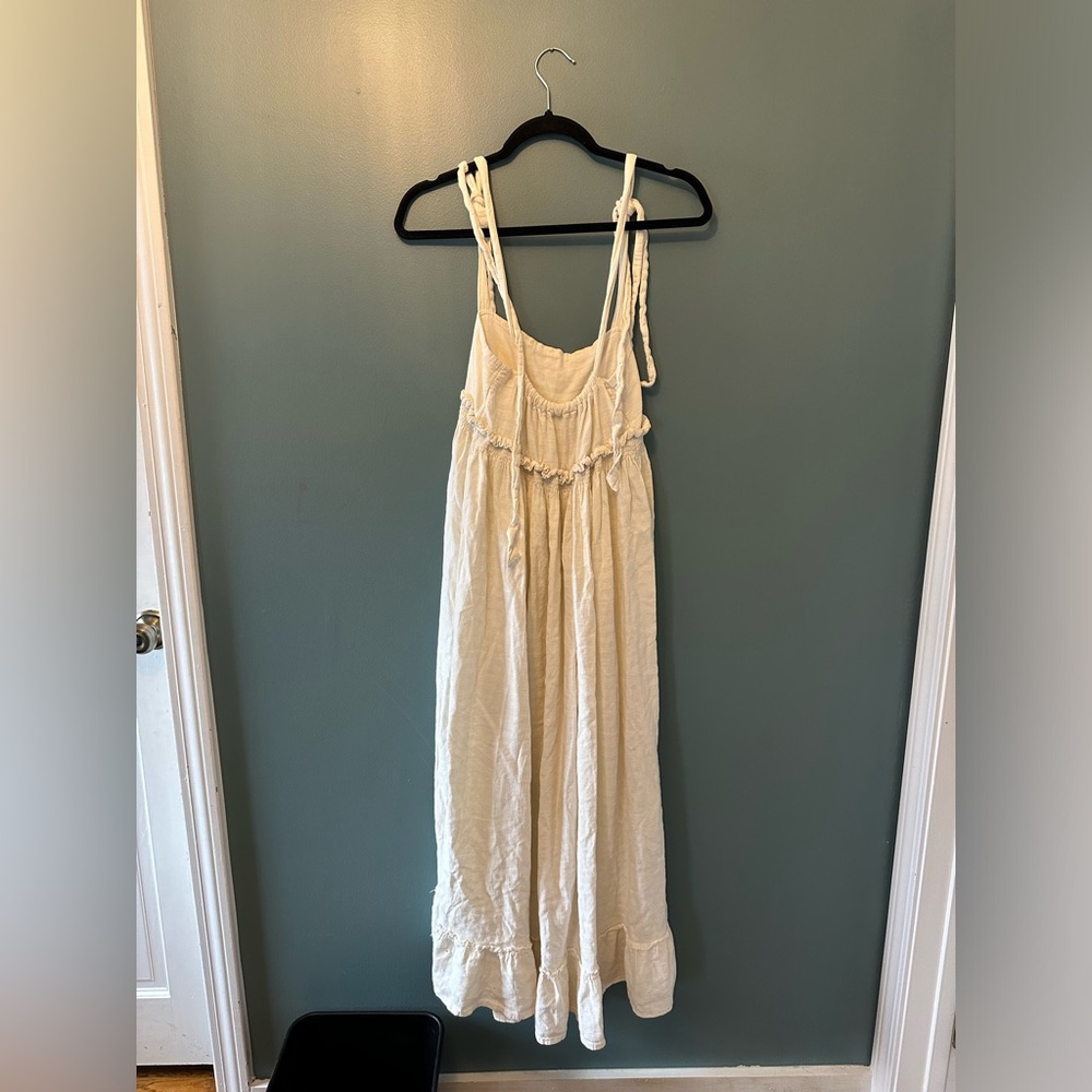 Free People Cream Gretchen Dress - Picture 4 of 7